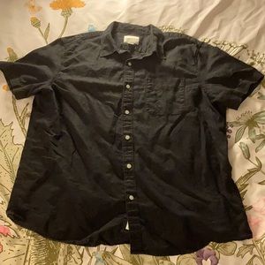 Black American Eagle Button Down XL